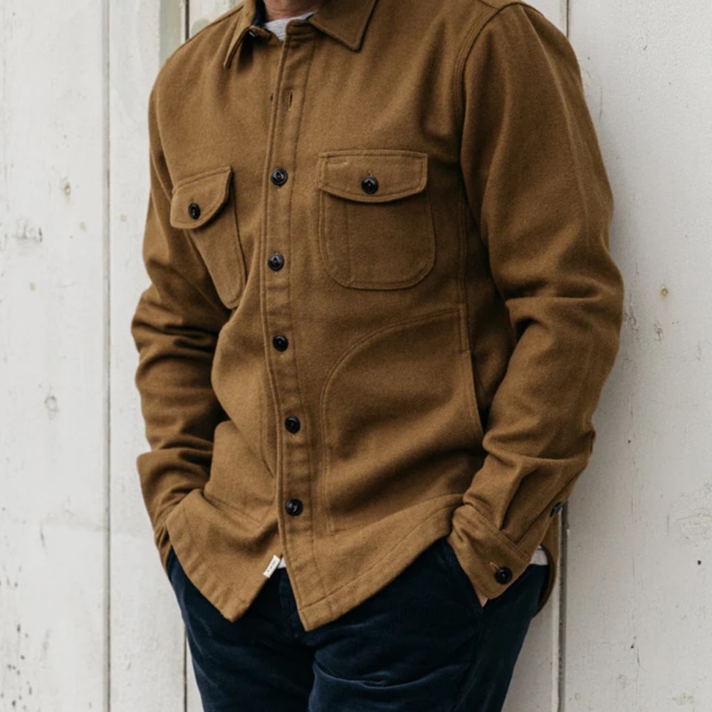 Hiroshi Kato The Anvil Melton Wool - Camel
